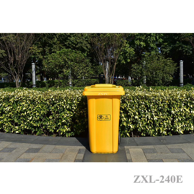 Medical Waste Bin  240E Liter 100% New Material of HDPE EN840-5 Standard