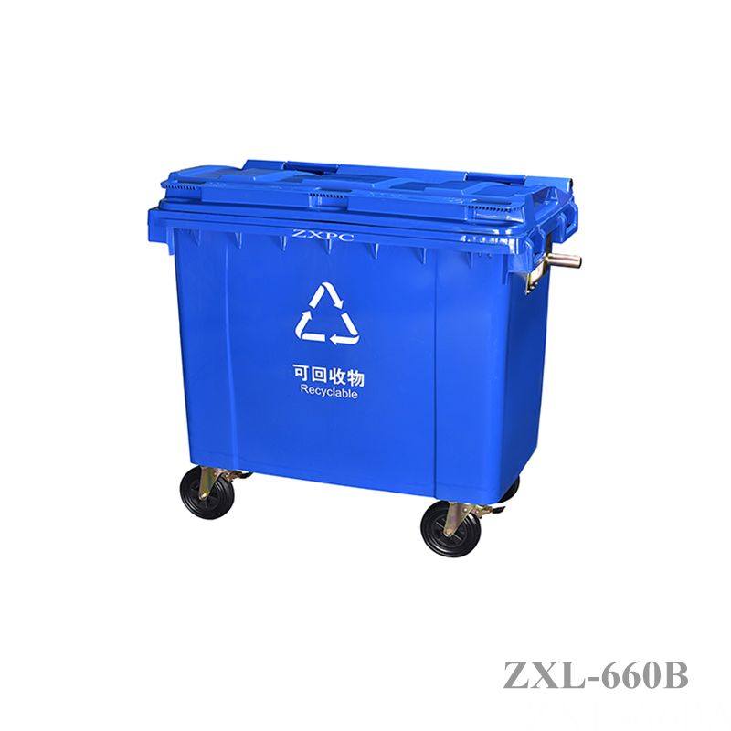Mobile wheelie bins with wheels