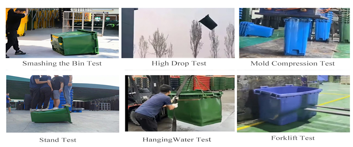 Medical Waste Bin  240E Liter 100% New Material of HDPE EN840-5 Standard