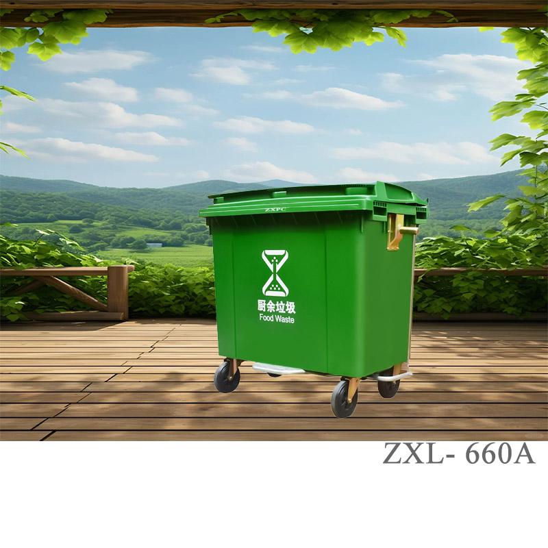 Which kind of mobile wheelie bins are needed on municipal streets?？