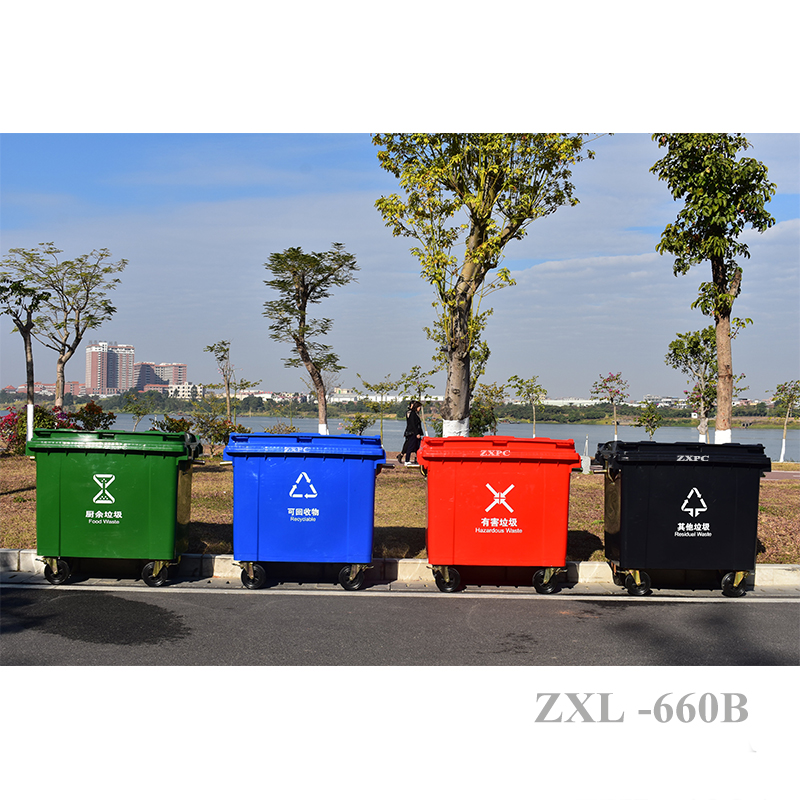 Mobile wheelie bins with wheels