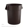 Round Commercial Trash Can Material HDPE ZXL-Round