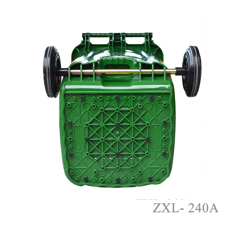 Outdoor Trash Can ZXL- 240A  EN840-5 HDPE