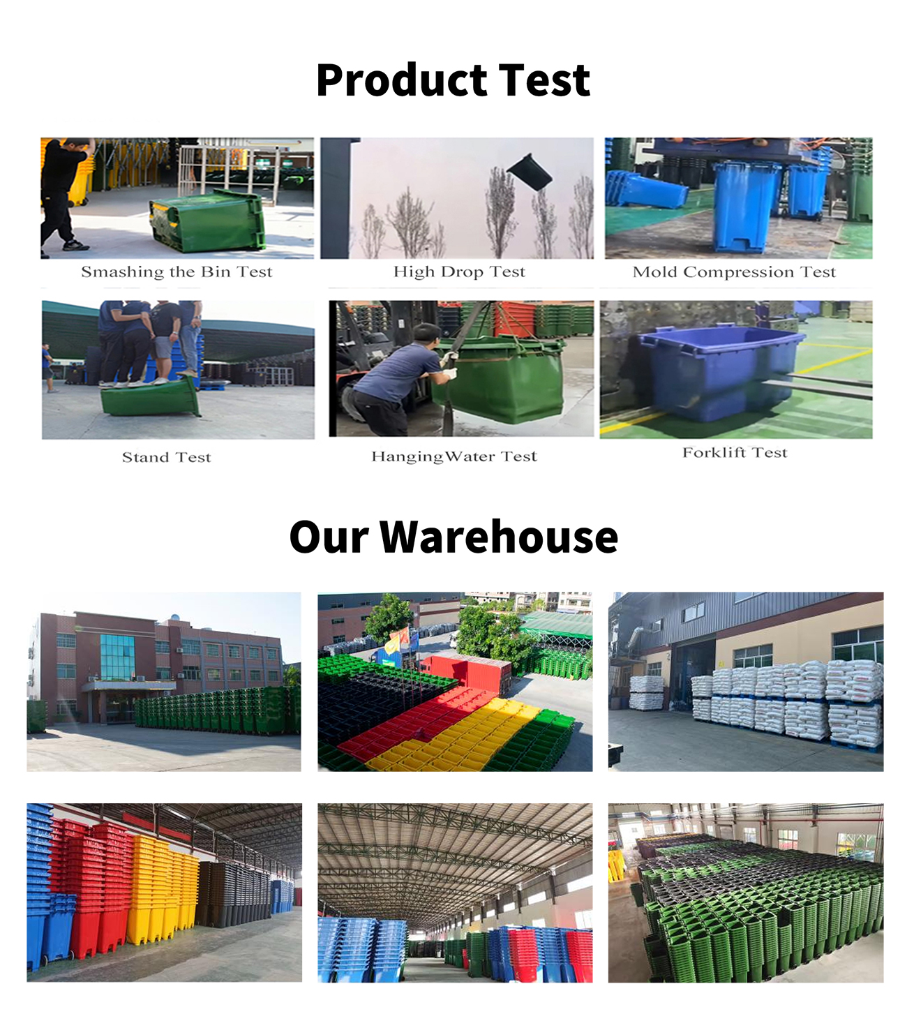 Outdoor Classified Dust Bin HDPE ZXL-100J