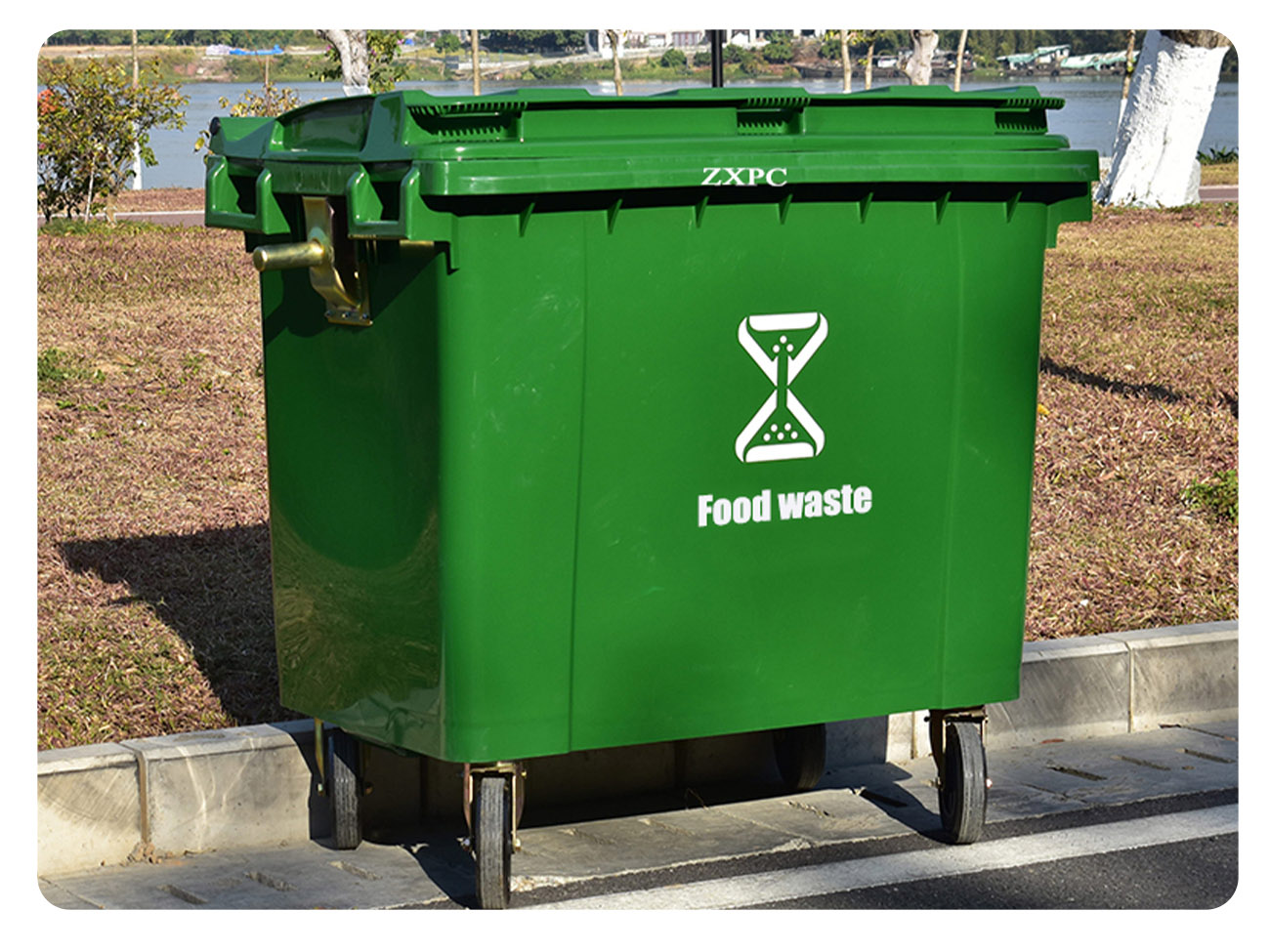 Mobile wheelie Bin ZXL-660B EN840 HDPE