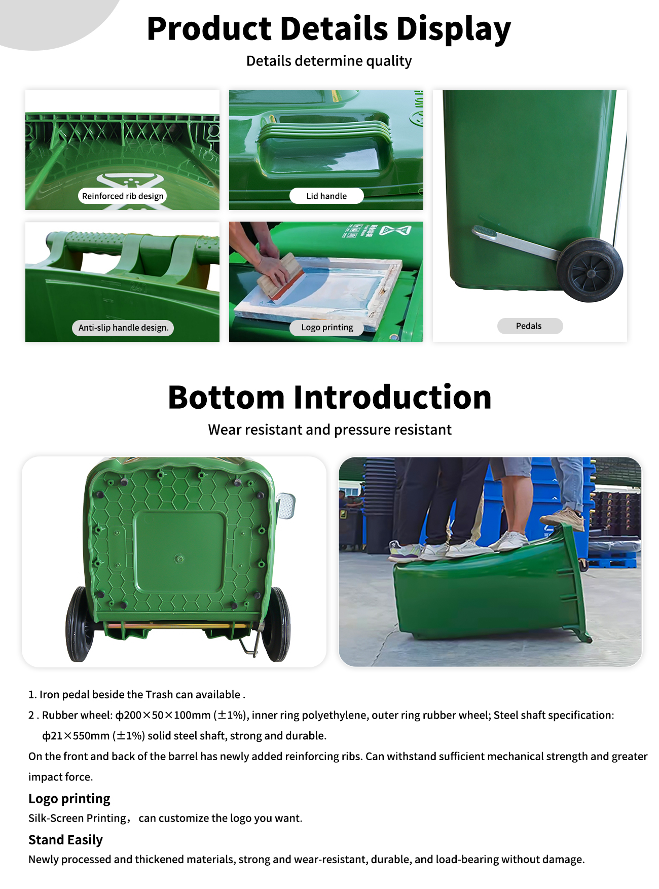 Classified Trash Can  Material HDPE ZXL-240J