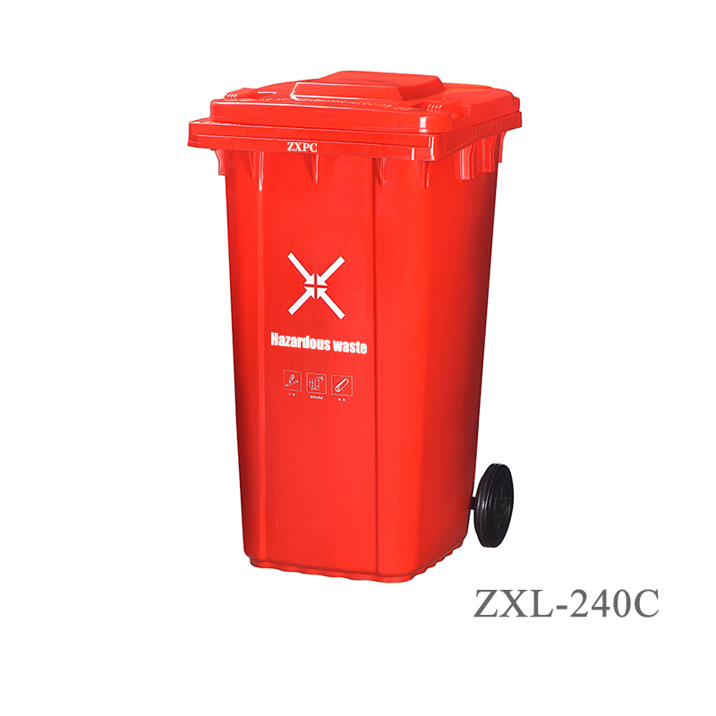 Outdoor Trash Can  Material HDPE EN840-5 ZXL-240C