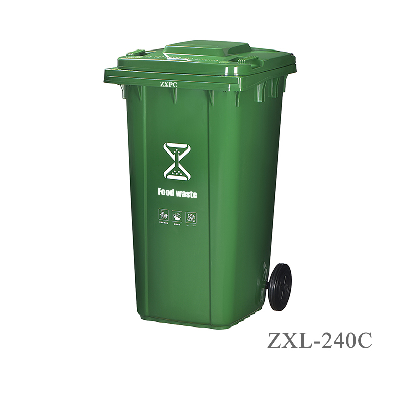Outdoor Trash Can  Material HDPE EN840-5 ZXL-240C