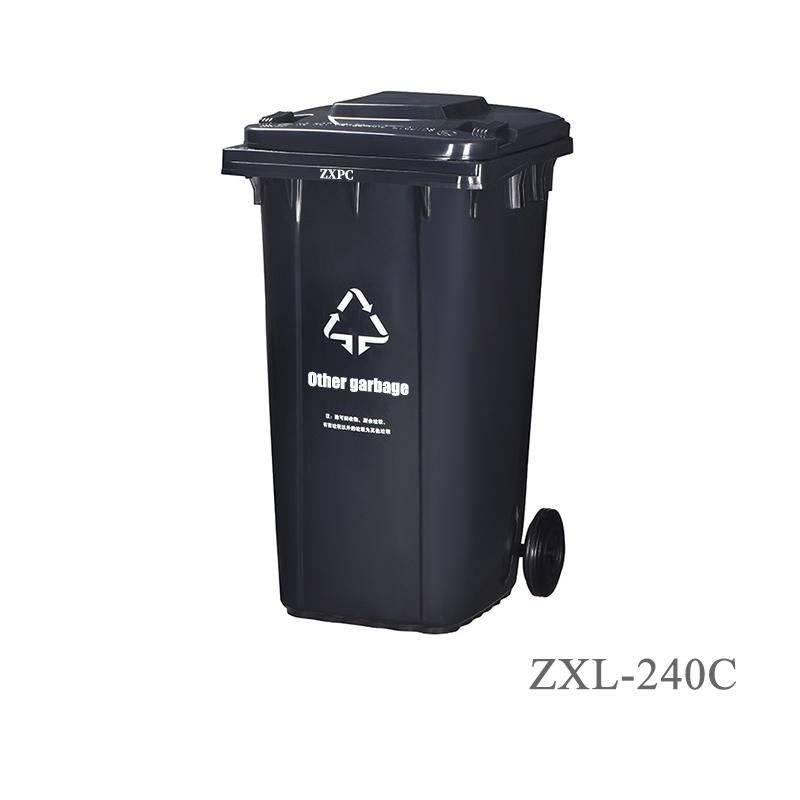 Outdoor Trash Can  Material HDPE EN840-5 ZXL-240C