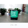 Single Inner Barrel HDPE Pedal Trash Can  40 Liter