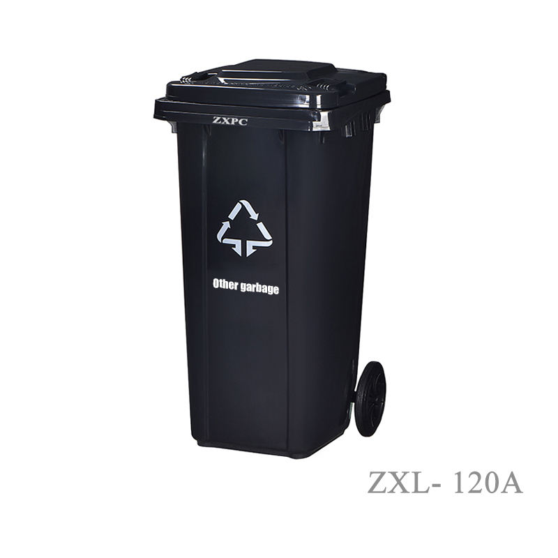 Outdoor Classified Dust Bin 120 Liter Material HDPE