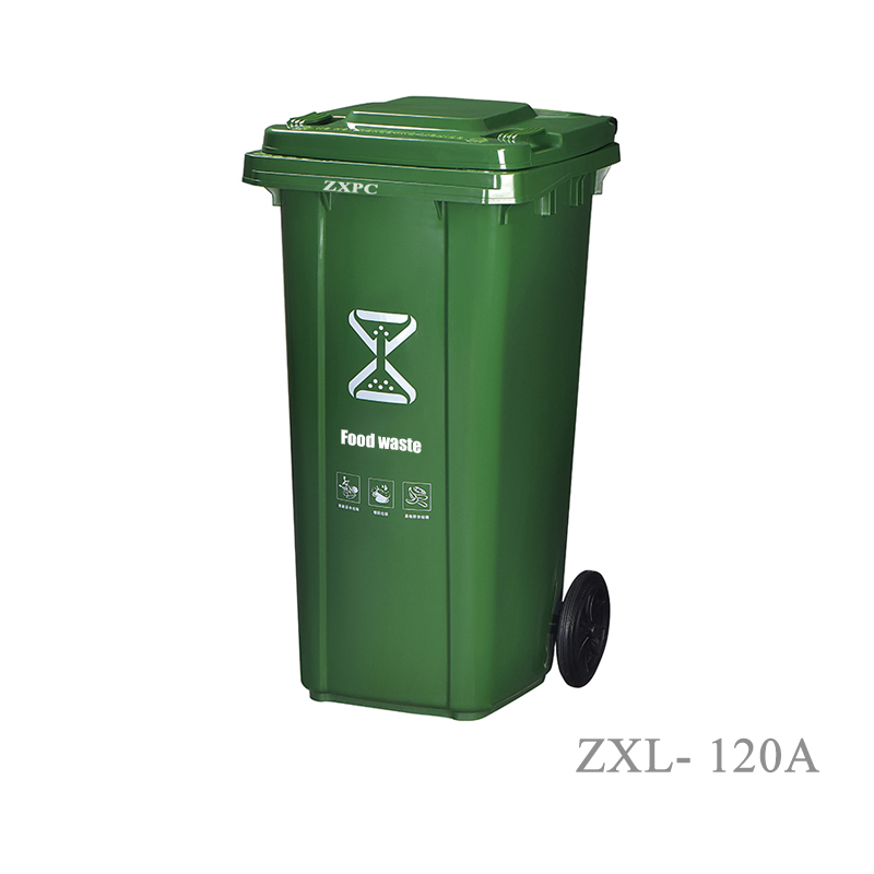 Outdoor Classified Dust Bin 120 Liter Material HDPE