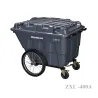 HDPE Mobile wheelie Bin 400 Liter  Universal Casters with Brake