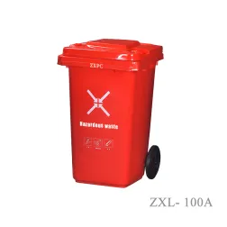 Outdoor Classified Trash Can 100 Liter Material HDPE EN840-5 Standard