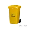 Outdoor Classified Trash Can 100 Liter Material HDPE EN840-5 Standard