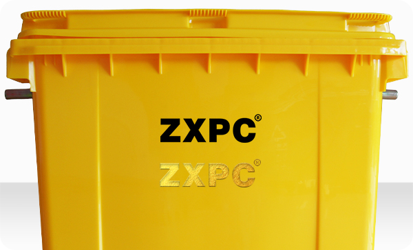 Medical Waste Bin-Mobile wheelie Bin ZXL-660B EN840 HDPE