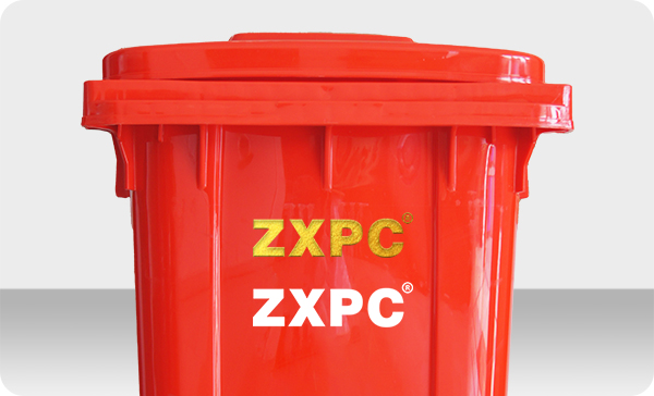 Outdoor Classified Trash Can ZXL-240B Material HDPE EN840-5 Standard