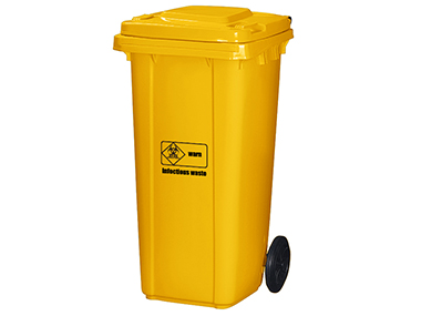 Outdoor Classified Dust Bin 120 Liter Material HDPE