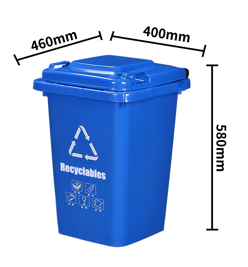 Outdoor Classified Dust Bin  Material HDPE ZXL-50