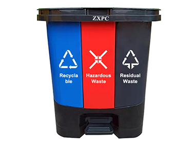 Sorting Dustbin with Pedal & Double design