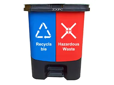 Sorting Dustbin with Pedal & Double design