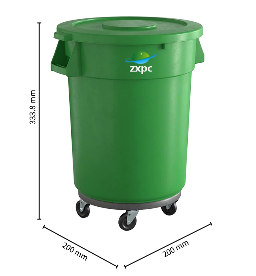 Commercial Trash Can with round shape ZXL 90