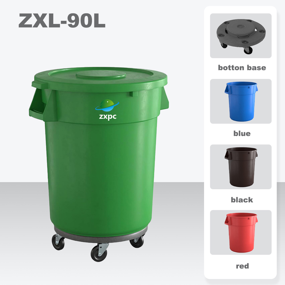 Commercial Trash Can with round shape ZXL 90