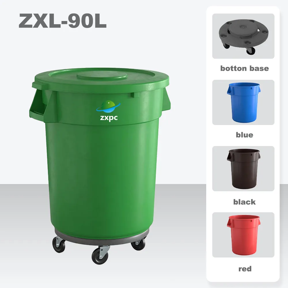 Commercial Trash Can with round shape ZXL 90