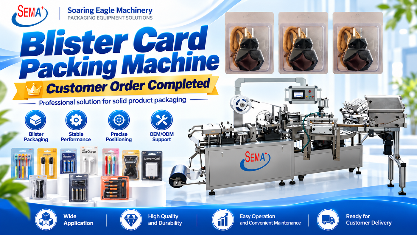 Card Blister Packing Machine Customer Order Completed Card Blister Packing Machine Customer Order Completed