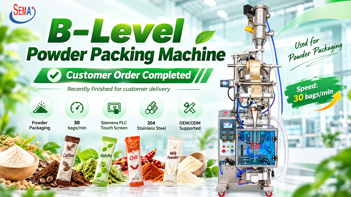 B-Level Powder Sachet Packing Machine Shipped to Peru B-Level Powder Sachet Packing Machine Shipped to Peru