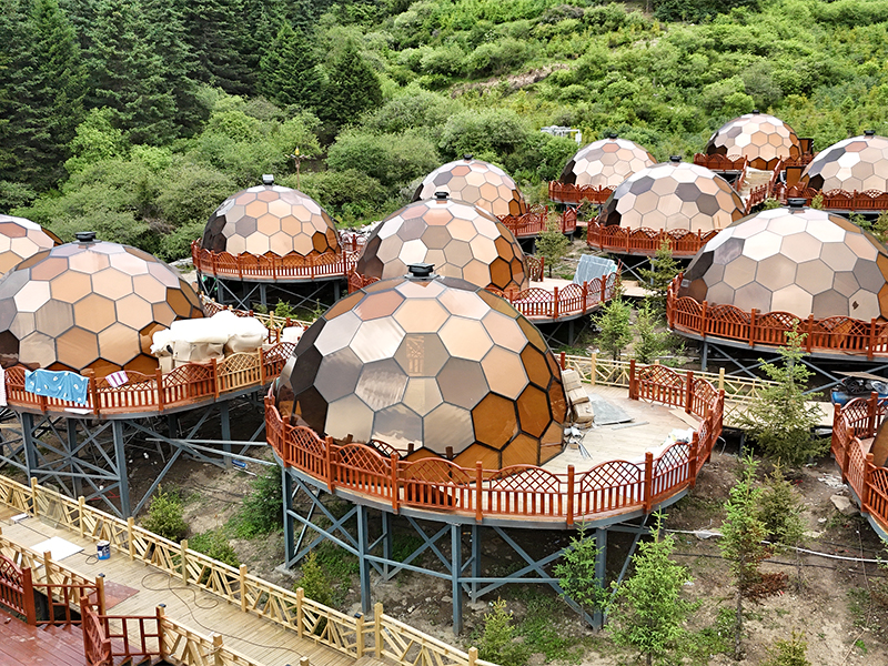 Guangzhou Spark Tent Technology Co., Ltd. Launches New Luxury Glamping Product: Honeycomb Glass Dome Guangzhou Spark Tent Technology Co., Ltd. Launches New Luxury Glamping Product: Honeycomb Glass Dome