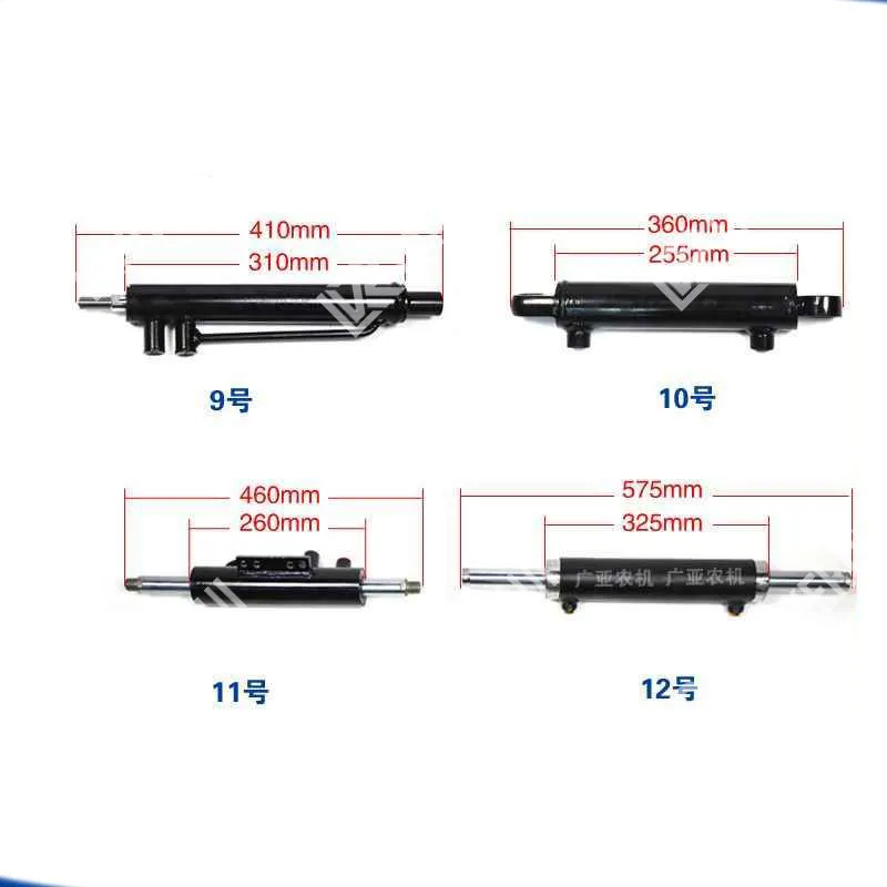 ອຸປະກອນເສີມລົດໄຖນາ Front Axle Hydraulic cylinder ອຸປະກອນເສີມລົດໄຖນາ Front Axle Hydraulic cylinder