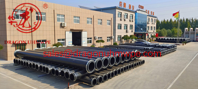 UHMW-PE pipe for application of high wear mining slurry transport UHMW-PE pipe for application of high wear mining slurry transport