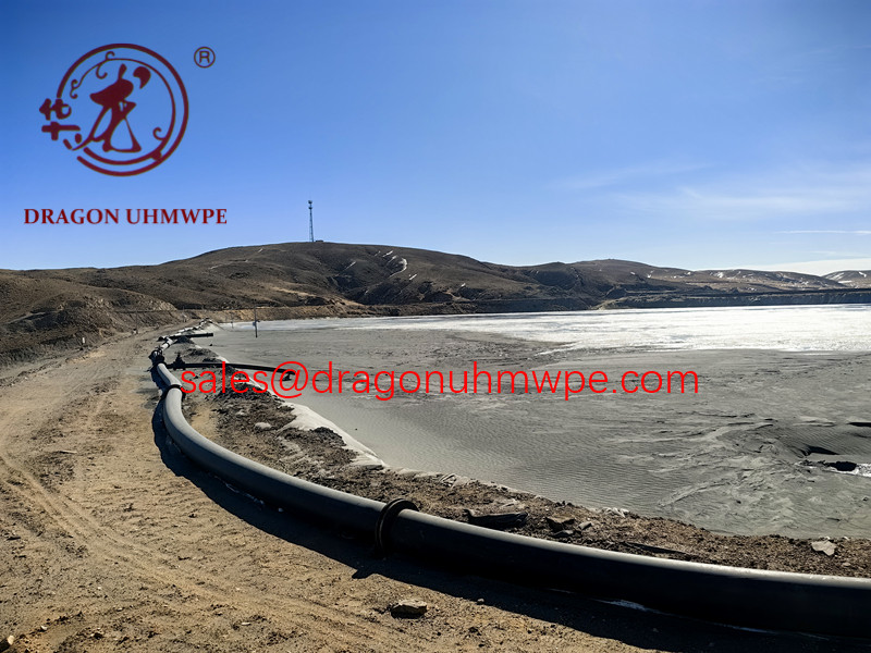 UHMW-PE pipe for application of high wear mining slurry transport UHMW-PE pipe for application of high wear mining slurry transport