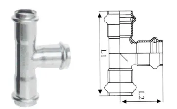 Stainless Steel Equal Tee Stainless Steel Equal Tee