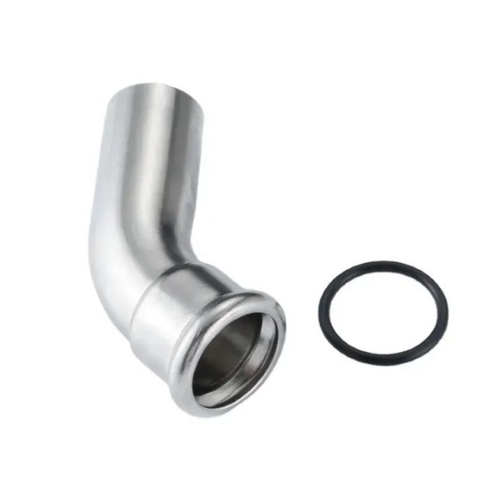 Stainless Steel 45° Elbow with Plain End - Diagram 45° Elbow Diagram 1