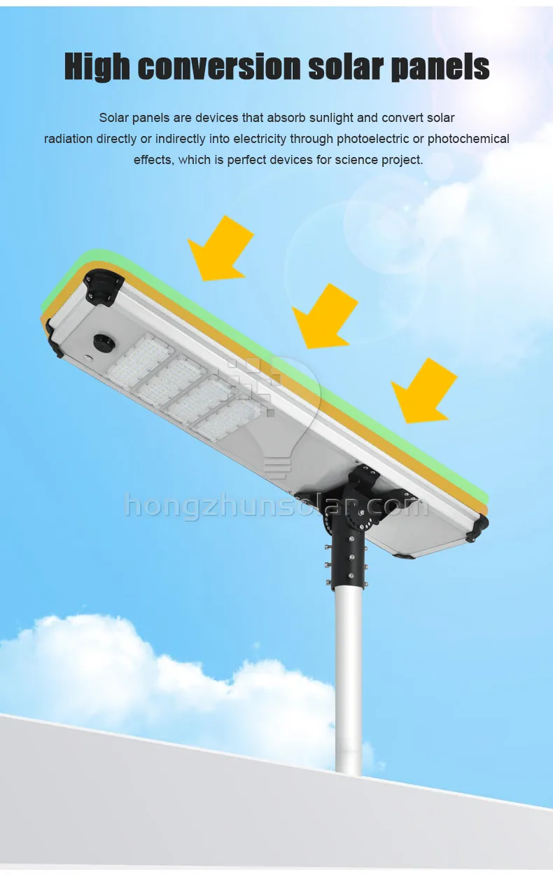Project Lighting Waterproof 100w-500w IP65 Outdoor Aluminum Integrated Solar Street Light Project Lighting Waterproof 100w-500w IP65 Outdoor Aluminum Integrated Solar Street Light