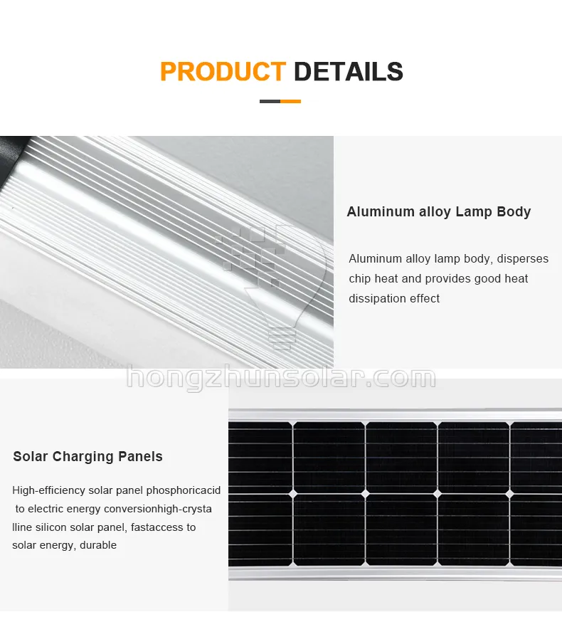 Project Lighting Waterproof 100w-500w IP65 Outdoor Aluminum Integrated Solar Street Light Project Lighting Waterproof 100w-500w IP65 Outdoor Aluminum Integrated Solar Street Light