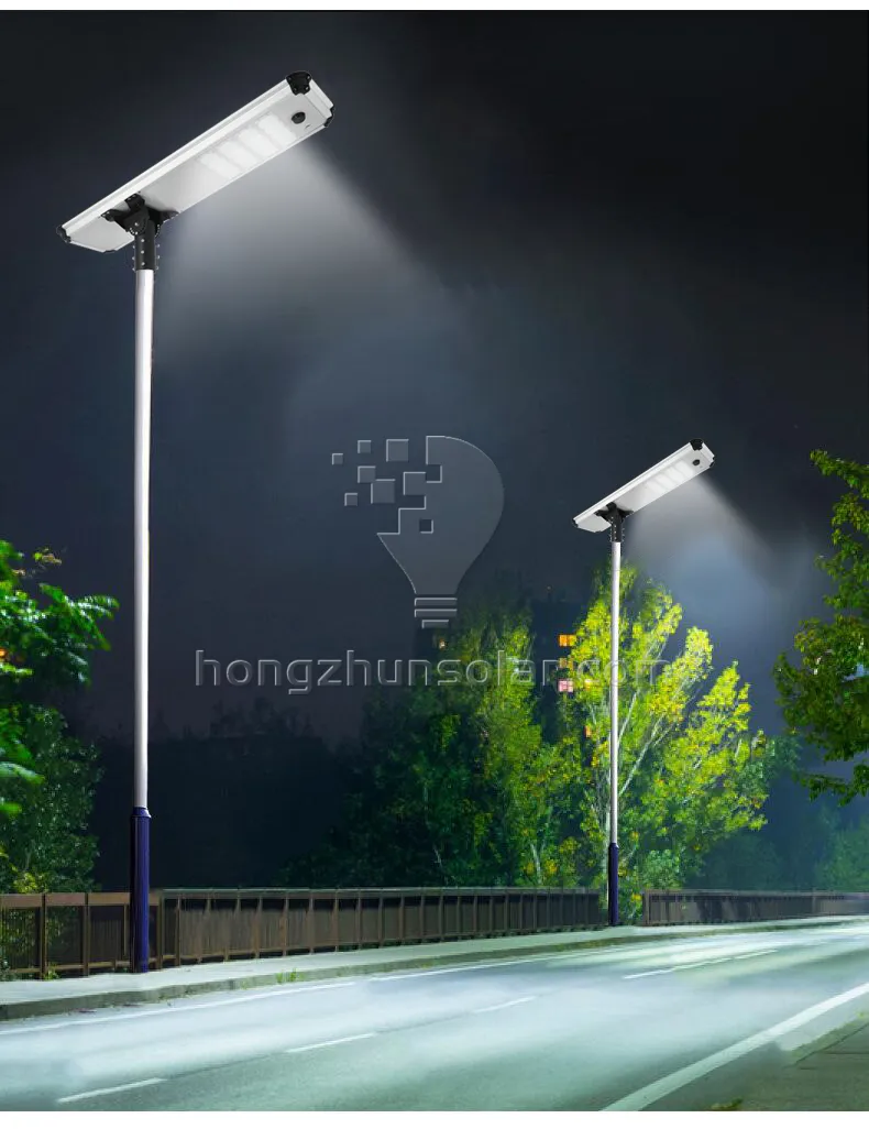 Project Lighting Waterproof 100w-500w IP65 Outdoor Aluminum Integrated Solar Street Light Project Lighting Waterproof 100w-500w IP65 Outdoor Aluminum Integrated Solar Street Light