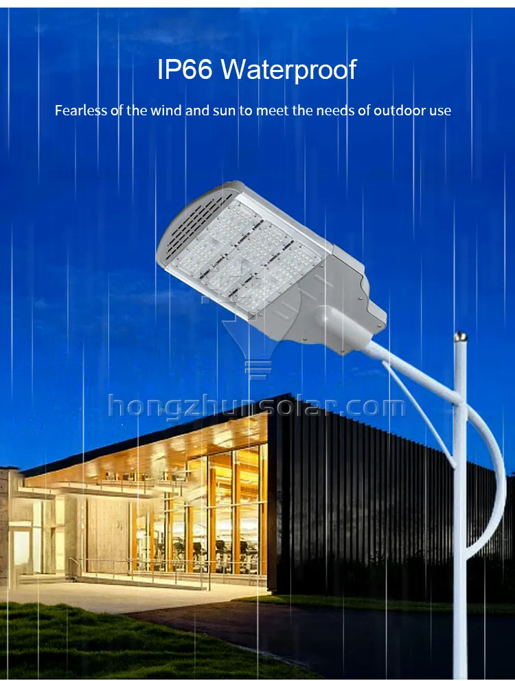 Éclairage routier extérieur en aluminium étanche IP66 Lumen élevé Module 50W-250W Réverbère à LED Éclairage routier extérieur en aluminium étanche IP66 Lumen élevé Module 50W-250W Réverbère à LED