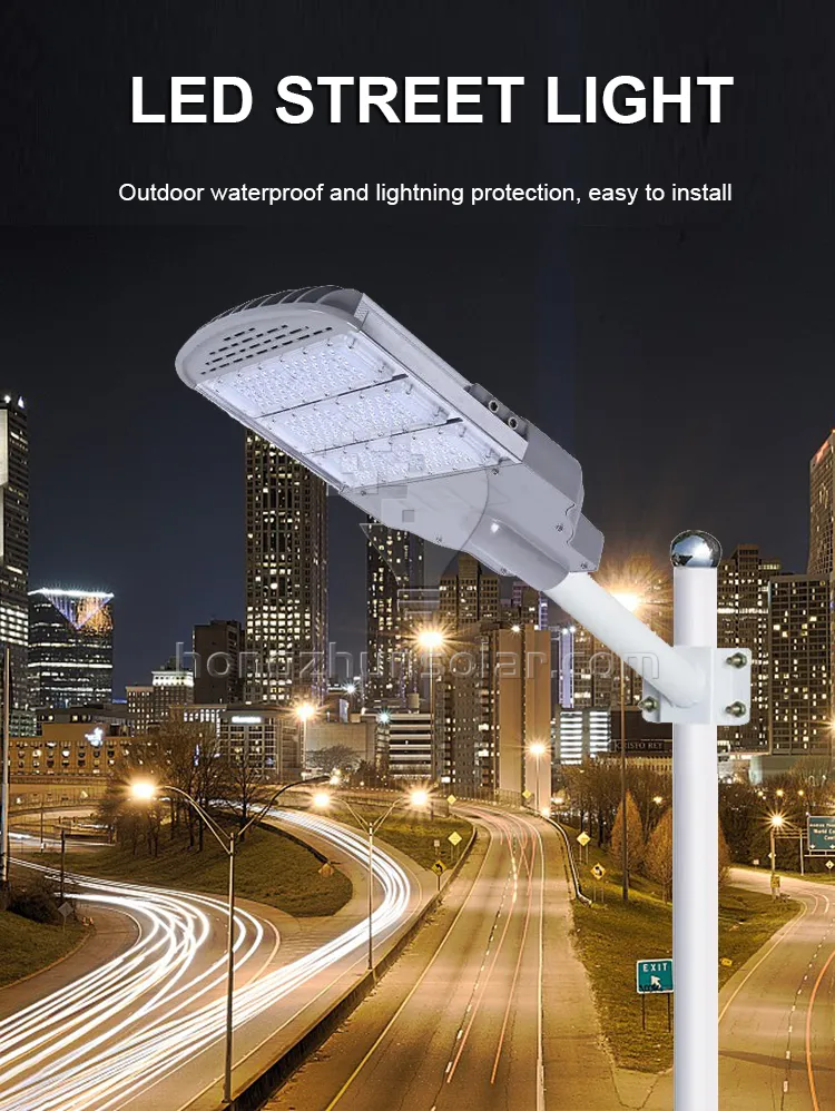 Éclairage routier extérieur en aluminium étanche IP66 Lumen élevé Module 50W-250W Réverbère à LED Éclairage routier extérieur en aluminium étanche IP66 Lumen élevé Module 50W-250W Réverbère à LED