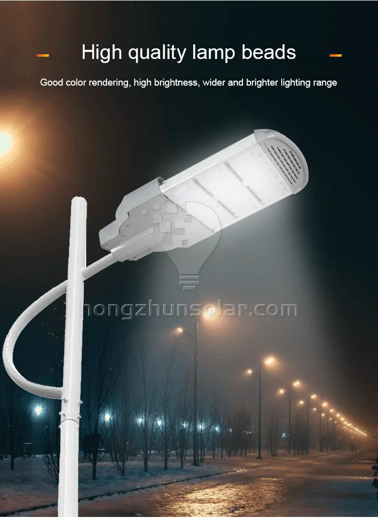 Éclairage routier extérieur en aluminium étanche IP66 Lumen élevé Module 50W-250W Réverbère à LED Éclairage routier extérieur en aluminium étanche IP66 Lumen élevé Module 50W-250W Réverbère à LED