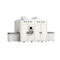 Laser scribing mass production system for thin-film solar modules