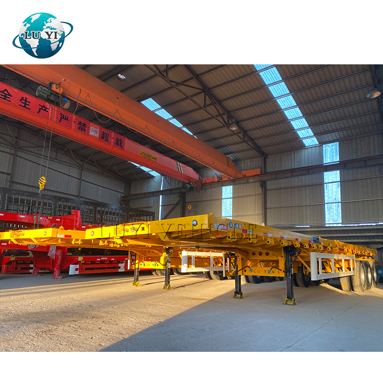 3 axle flatbed trailer