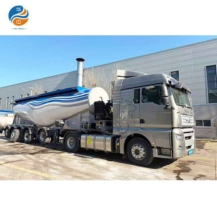 Delivery of Bulk cement tanker trailer and SITRAK Truck to Kazakhstan Client Delivery of Bulk cement tanker trailer and SITRAK Truck to Kazakhstan Client