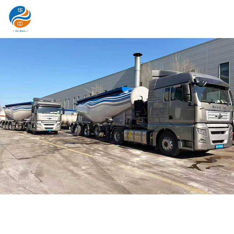 Delivery of Bulk cement tanker trailer and SITRAK Truck to Kazakhstan Client Delivery of Bulk cement tanker trailer and SITRAK Truck to Kazakhstan Client