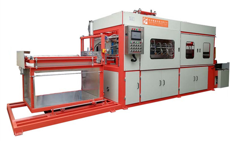 Fully automatic high-speed cylinder vacuum forming machine