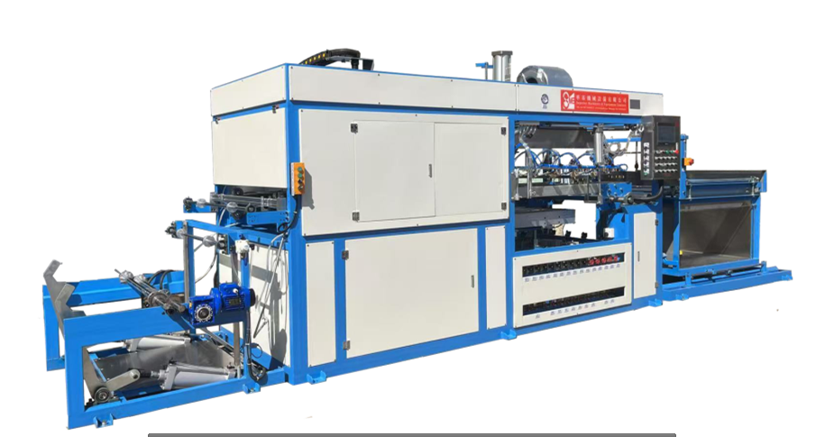 Fully automatic high-speed cylinder vacuum forming machine