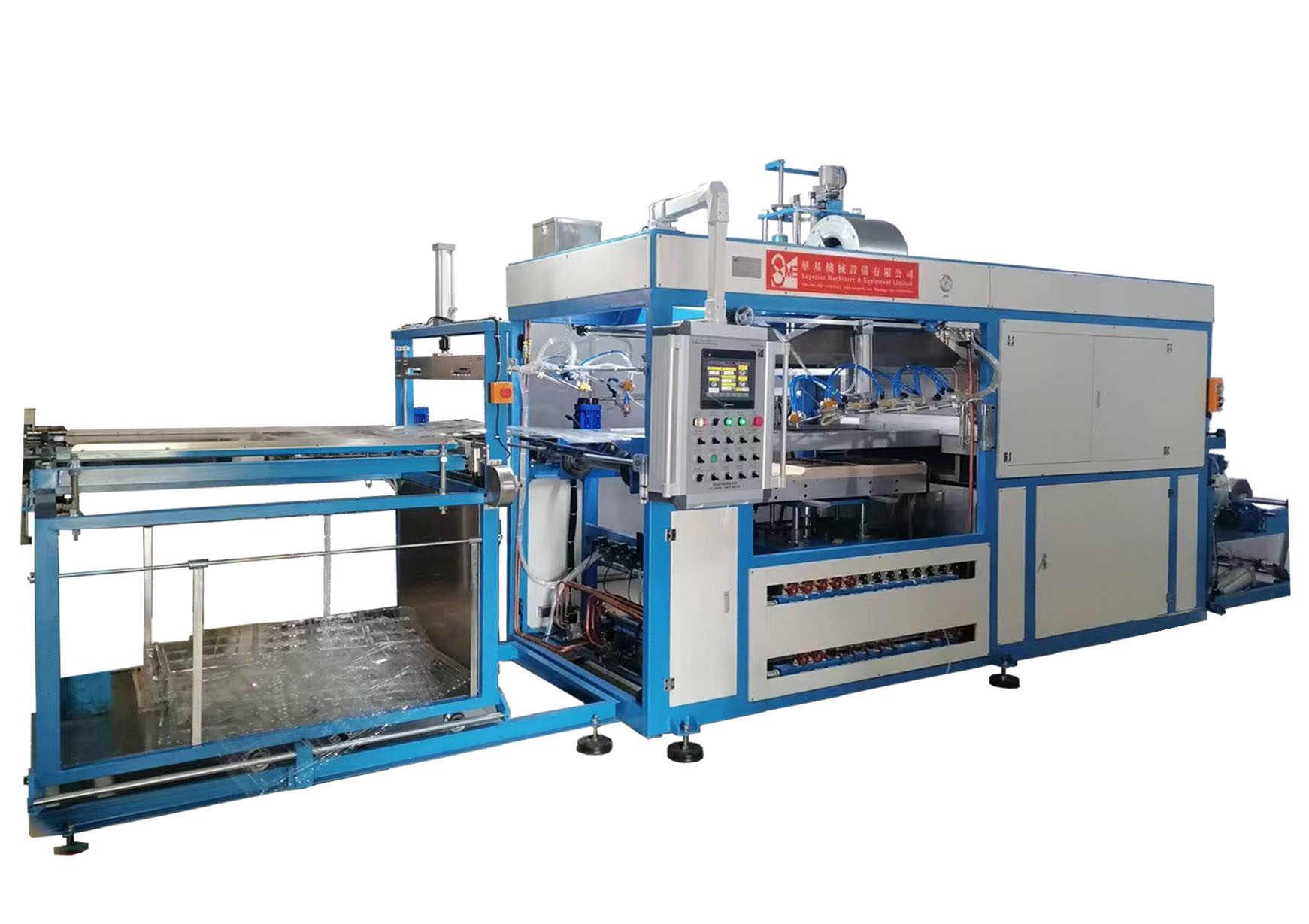 Fully automatic high-speed cylinder vacuum forming machine