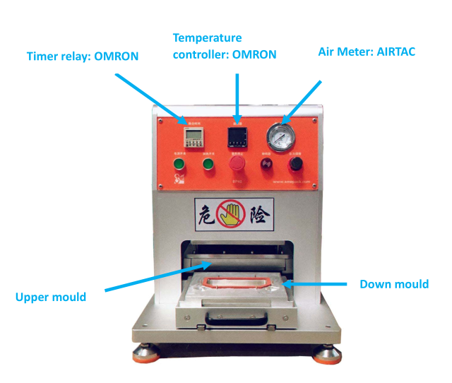 small tyvek blister sealing machine BP40